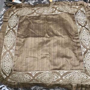 3 Sham covers, J.Queen, brown beige, NWT,  each cover is 25x25, price is for 3
